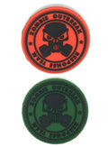 Zombie Outbreak Response Team Gasmask PVC Tactical Airsoft Paintball Morale Patch