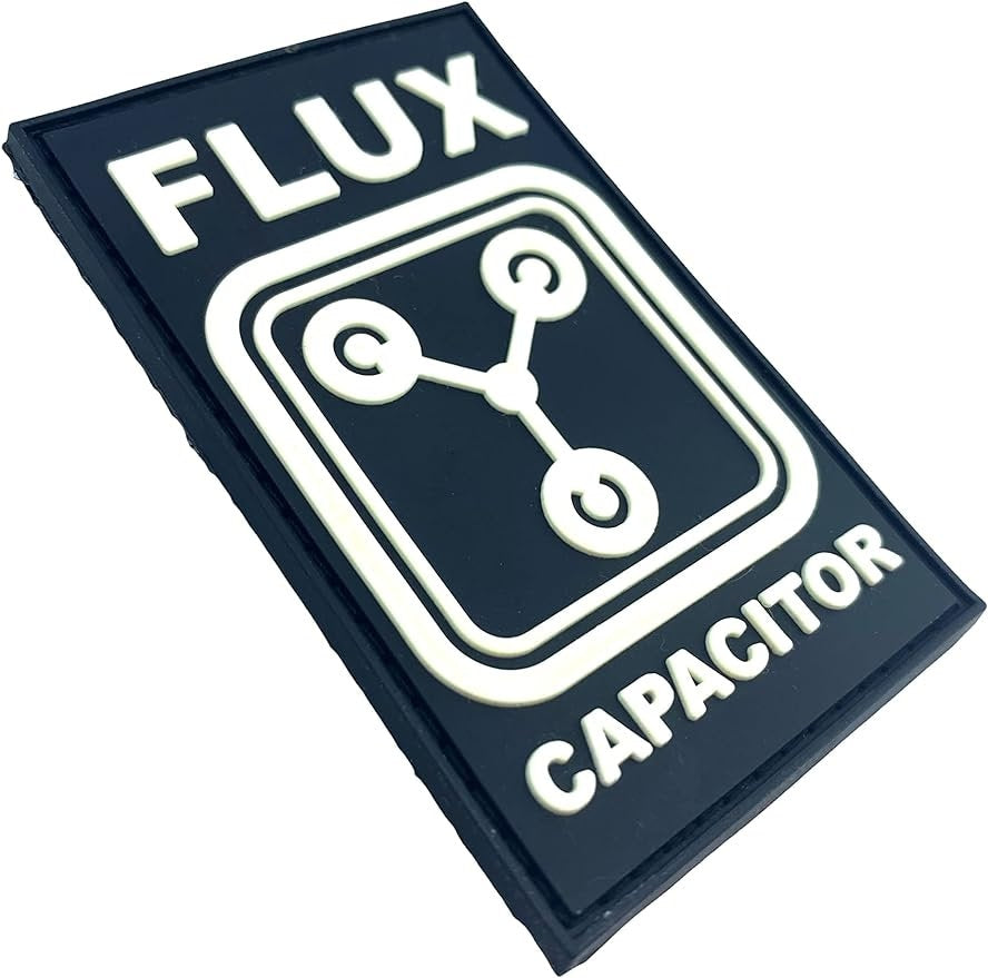 Flux Capacitor Back to the Future Tactical Airsoft Paintball PVC Morale Cosplay Fan Patch