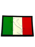 Embossed Italy Italia Italian Country Flag PVC Airsoft Paintball Team Patch