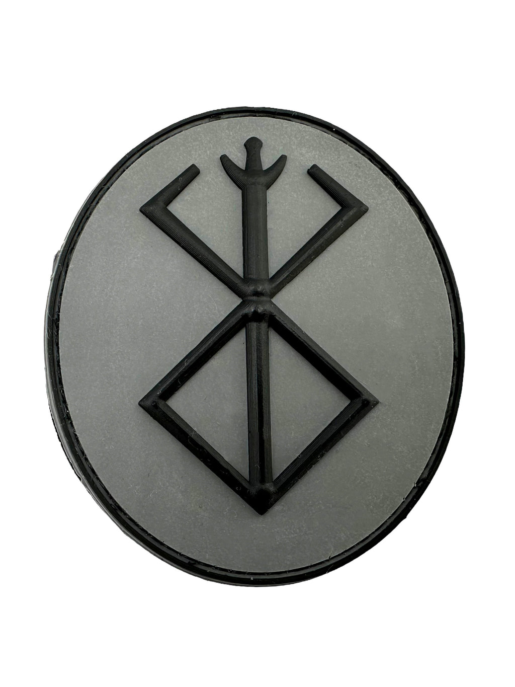Berserk Berserker Oval Brand of Sacrifice Norse Airsoft Paintball PVC Morale Patch