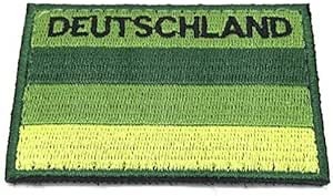 Deutschland German Subdued Cosplay Airsoft Paintball Embroidered Team Patch