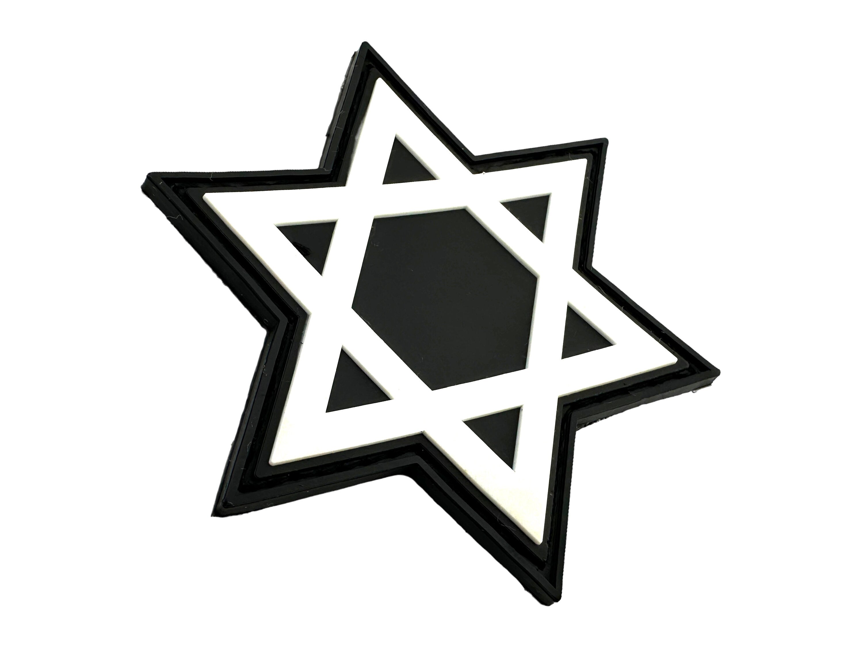 Star of David Israel Flag Tactical PVC Airsoft Paintball Cosplay Patch