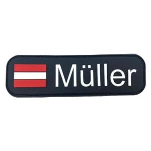 Austria Austrian Österreich  AUT Flag Name Tags ID Glow in The Dark Airsoft Paintball PVC Morale Cosplay Patch