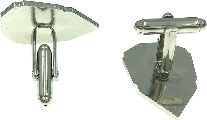 Bounty Hunter Boba Fett Bantha Skull Cosplay Metal Sci Fi Fan Cufflinks