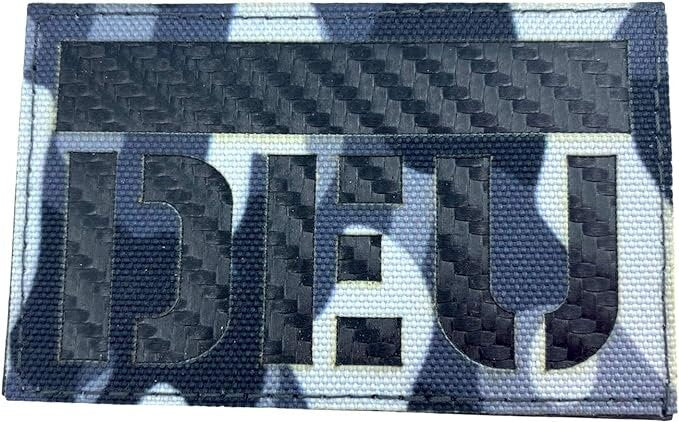 DEU Deutschland Camouflage Reflective Tactical Laser Cut Airsoft Paintball Field Patch