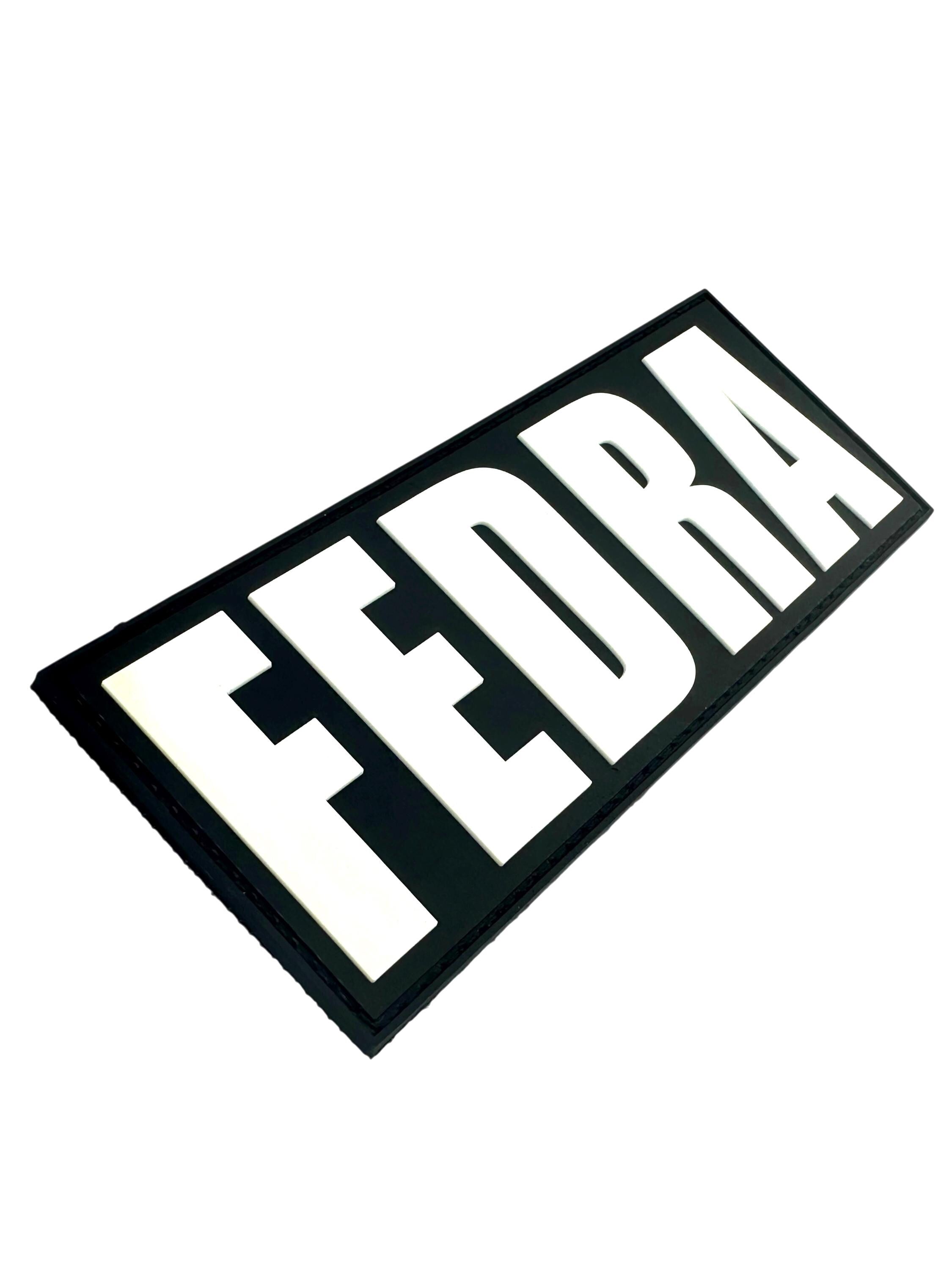FEDRA Tactical Airsoft Paintball PVC Morale Fan Patch