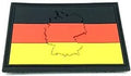 Embossed Germany Germany Deutschland Flag PVC Airsoft Paintball Team Patch