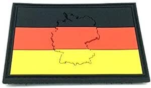 Embossed Germany Germany Deutschland Flag PVC Airsoft Paintball Team Patch