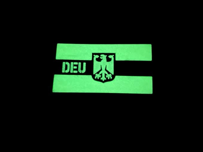 German Germany DEU Coat of Arms Flag Tactical Airsoft Paintball PVC Morale Patch