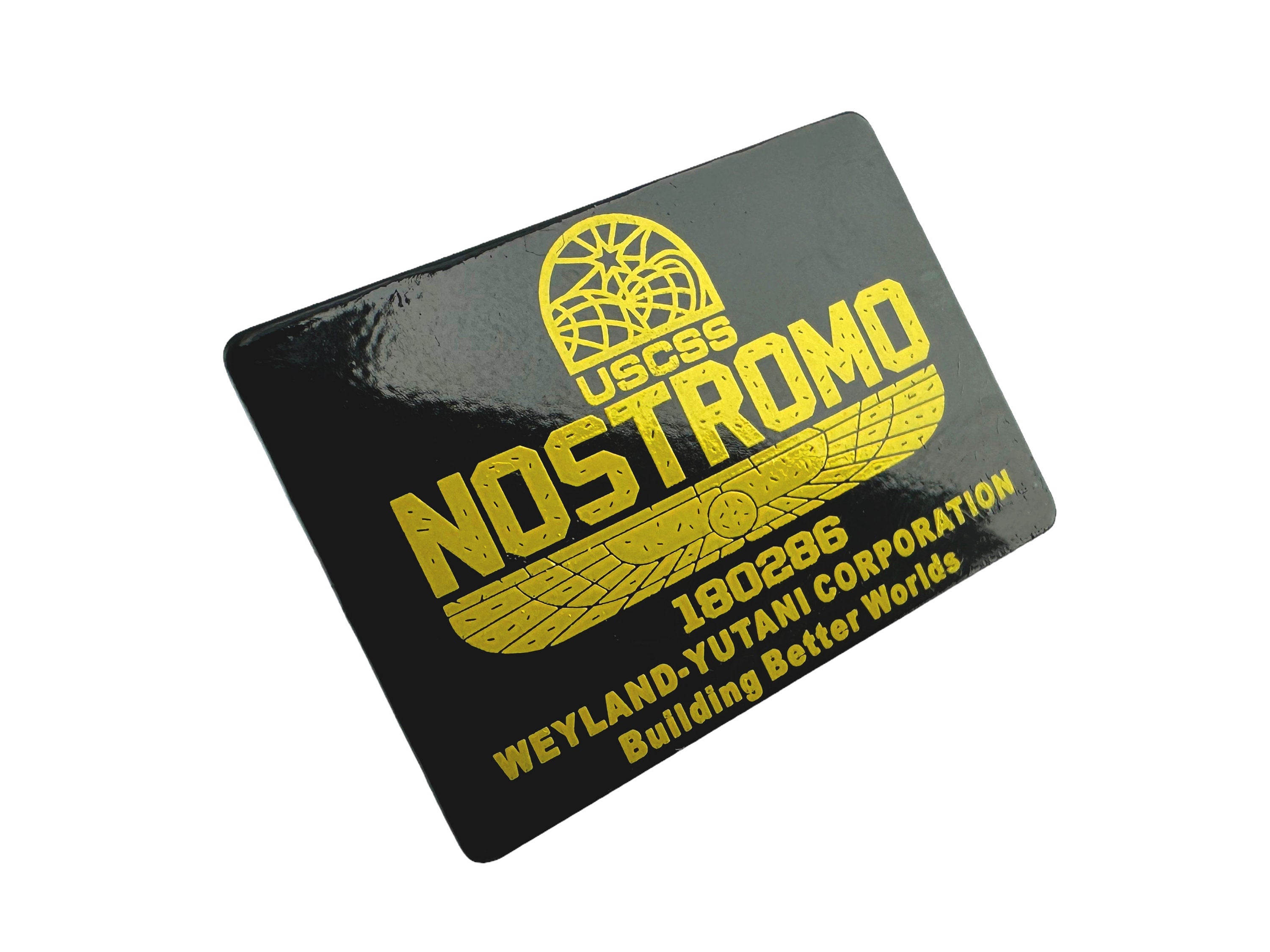 USCSS Nostromo Alien Weyland Yutani Metal Pin Badge Brooch