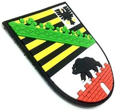 Sachsen-Anhalt Coat Of Arms German Crest Airsoft Paintball PVC Morale Team Patch