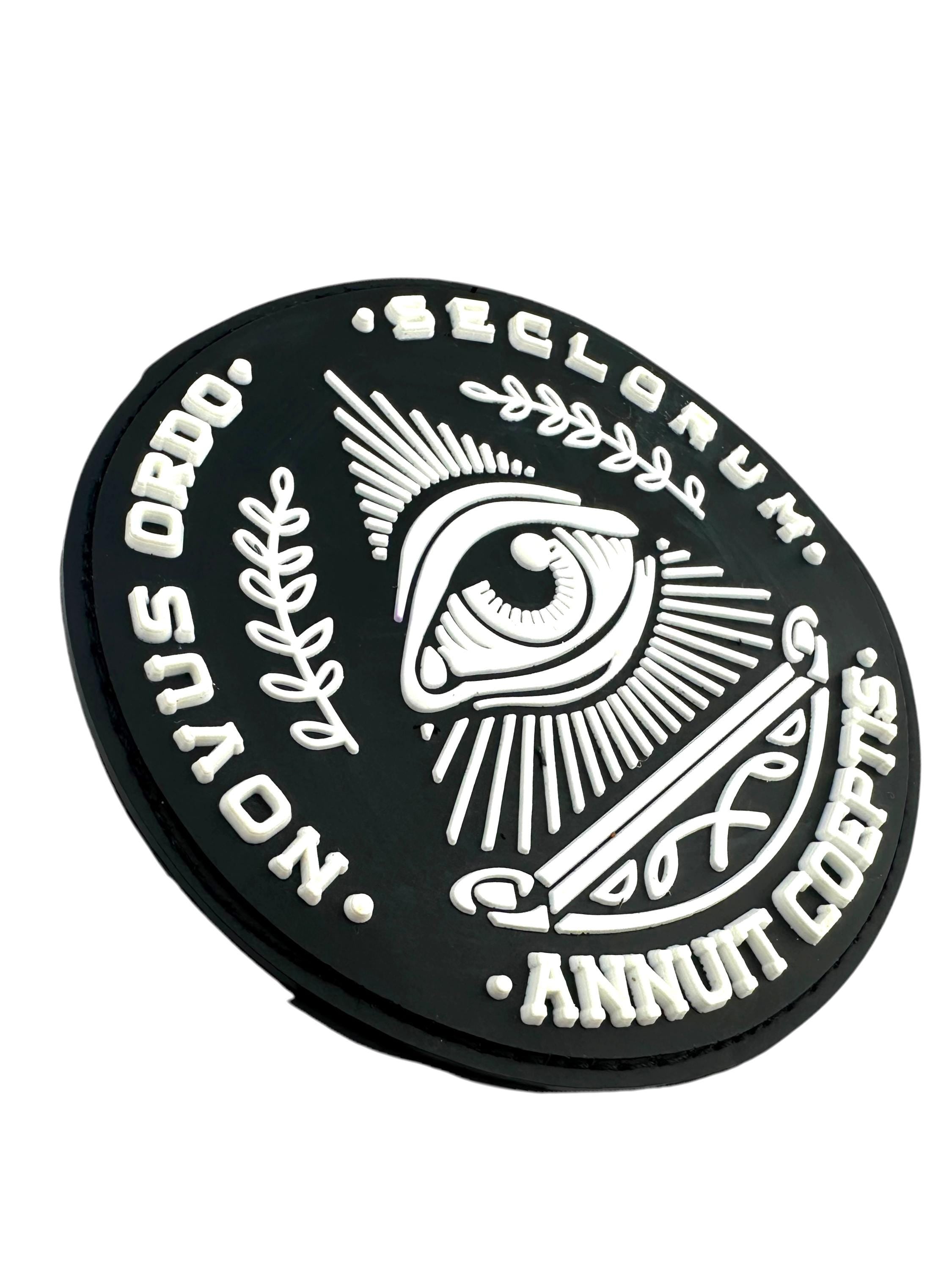 Illuminati Eye of Providence Annuit Coeptis Airsoft Paintball PVC Morale Patch