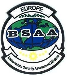 BSAA Europe Airsoft Paintball PVC Morale Fan Cosplay Patch