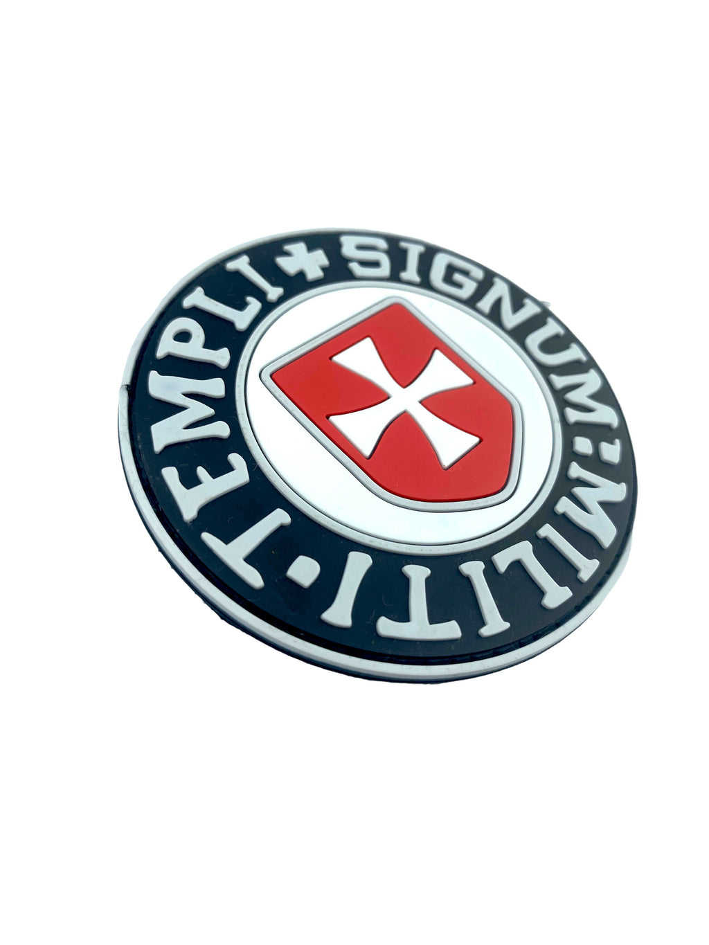 Templi Signum Militi Knights Templar Seal Cosplay PVC Airsoft Paintball Morale Patch