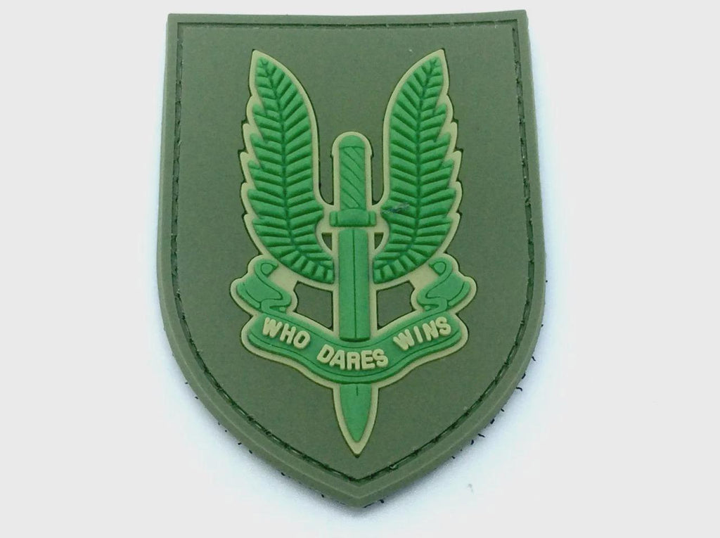 Special Air Service British Armed Forces SAS Wings Who Dares Wins PVC Patch