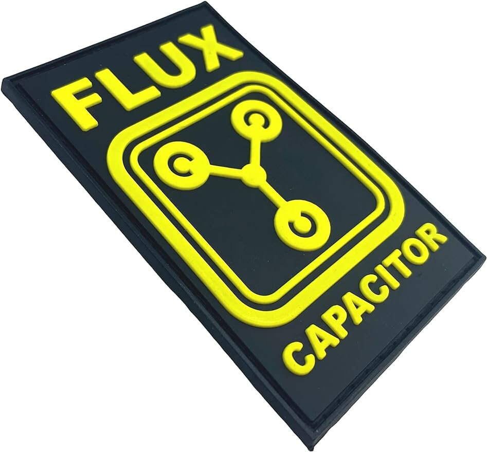 Flux Capacitor Back to the Future Tactical Airsoft Paintball PVC Morale Cosplay Fan Patch