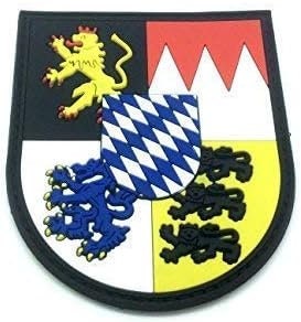 Bavarian Bavaria Coat Of Arms German Crest Munich Nuremberg Airsoft Paintball PVC Morale Team Patch