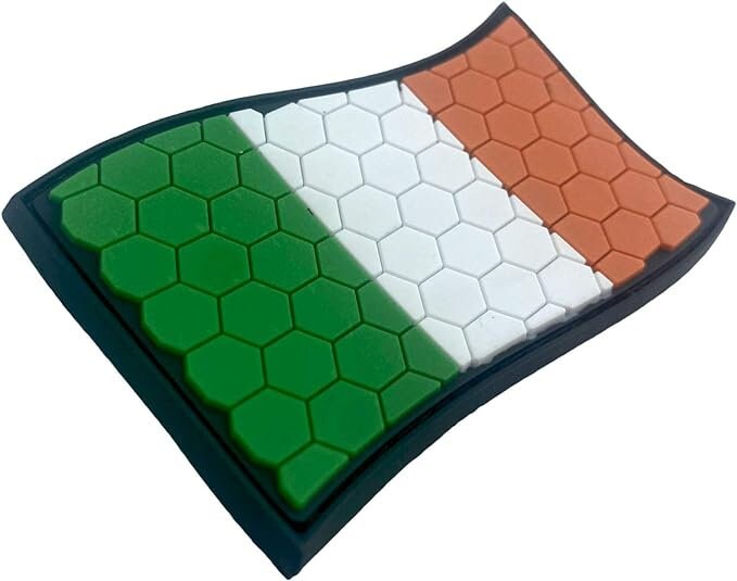Ireland Irish Honeycomb Flag Airsoft PVC Morale Cosplay Team Patch