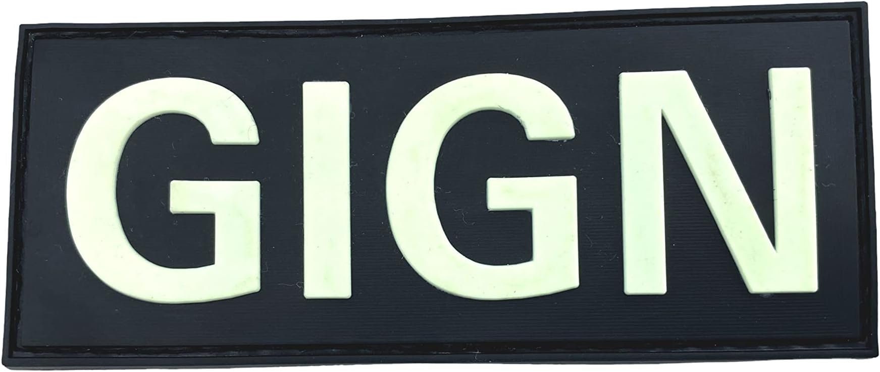 GIGN Groupe d'intervention de la Gendarmerie Nationale Glow in The Dark Tactical Airsoft Paintball PVC Morale Patch