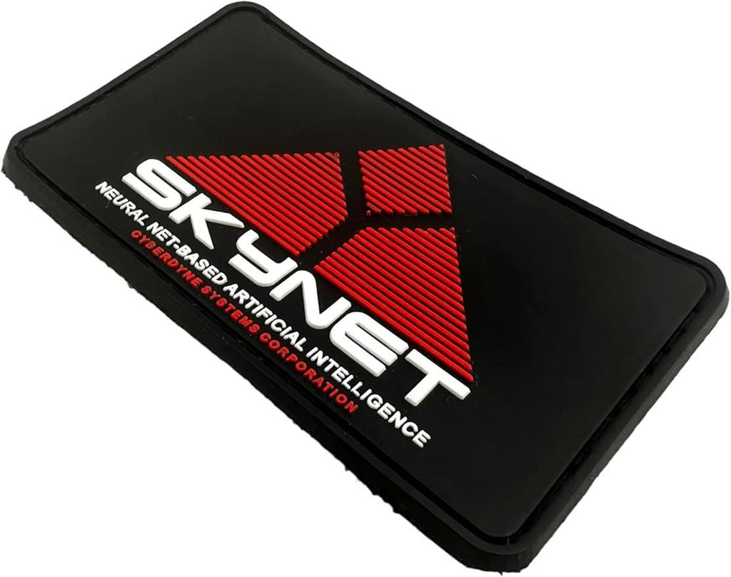 Skynet Cyberdyne Systems Corporation Airsoft Paintball PVC Morale Fan Patch