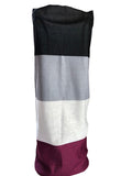 Asexual LBGTQ Gay Pride Flag Quick Dry Microfibre Bandana Neck Snood Head Wrap Headband Scarf Face Mask Ultra Soft Elastic Headscarf