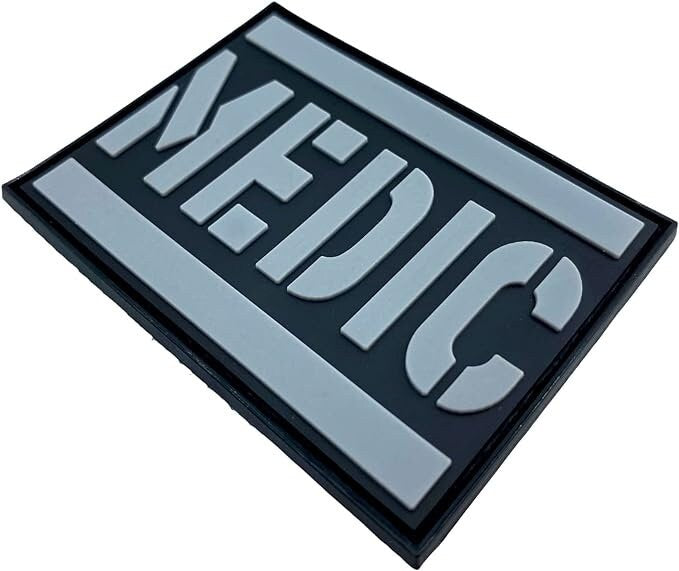 Medic IFAK First Aid Airsoft Paintball PVC Morale Cosplay Patch