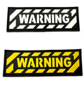 Warning Tactical Airsoft Paintball PVC Morale Patch