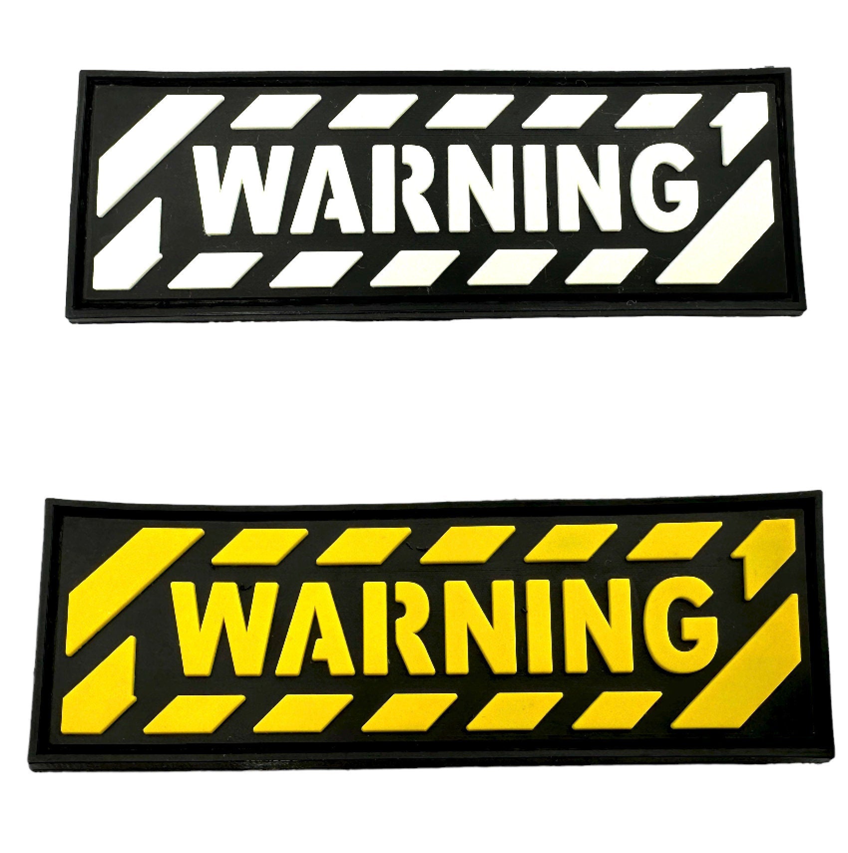 Warning Tactical Airsoft Paintball PVC Morale Patch