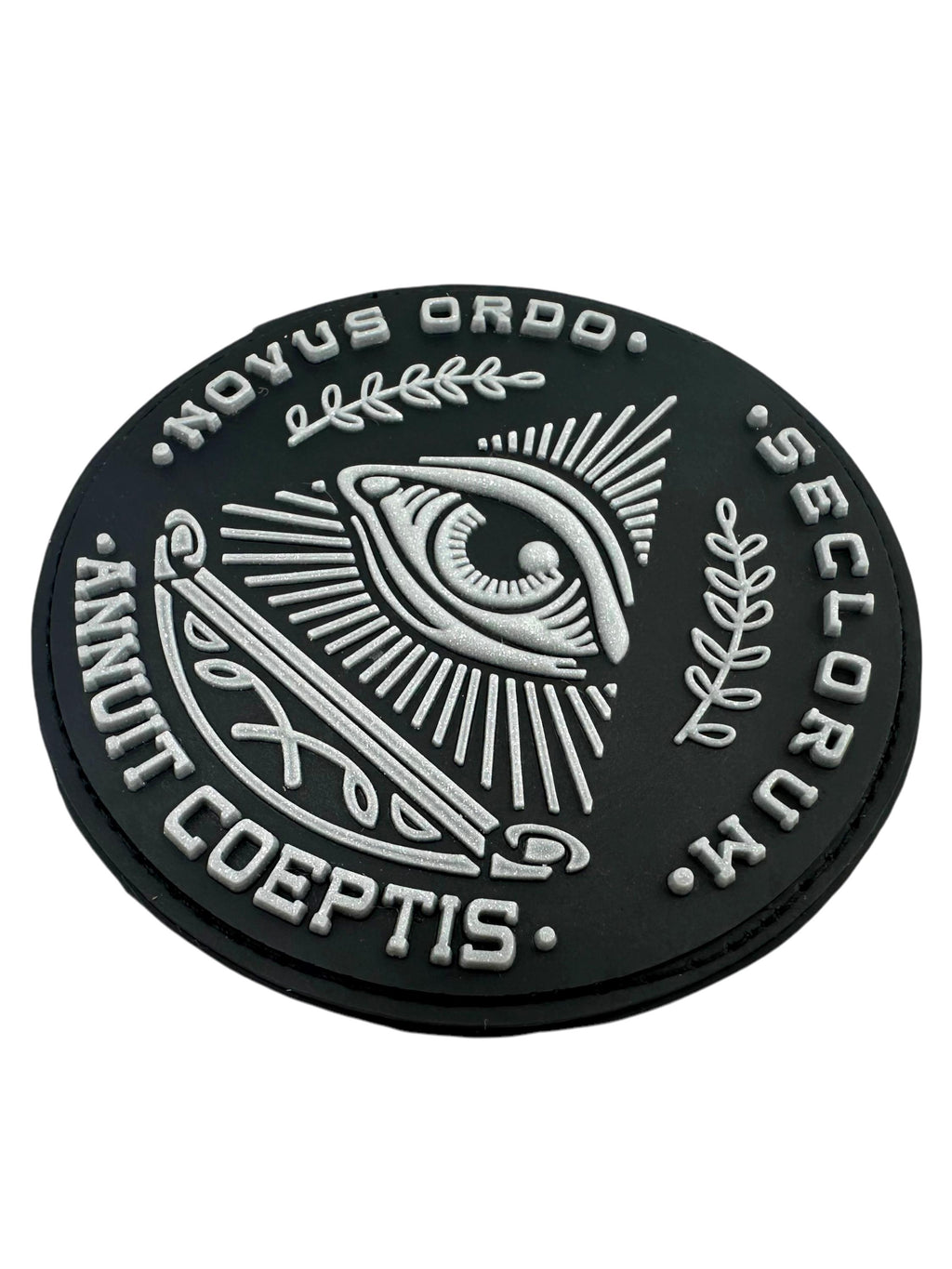 Illuminati Eye of Providence Annuit Coeptis Airsoft Paintball PVC Morale Patch