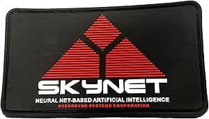 Skynet Cyberdyne Systems Corporation Airsoft Paintball PVC Morale Fan Patch