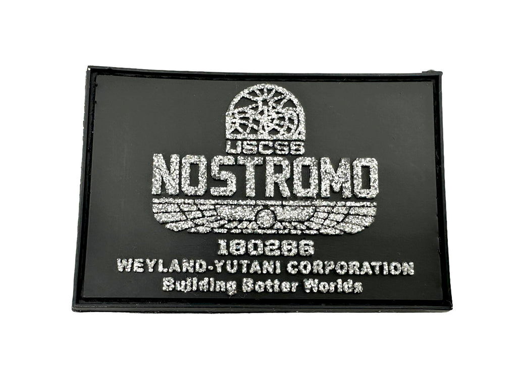 USCSS Nostromo Alien Weyland Yutani Building Better Worlds Airsoft Paintball PVC Morale Sci Fi Patch