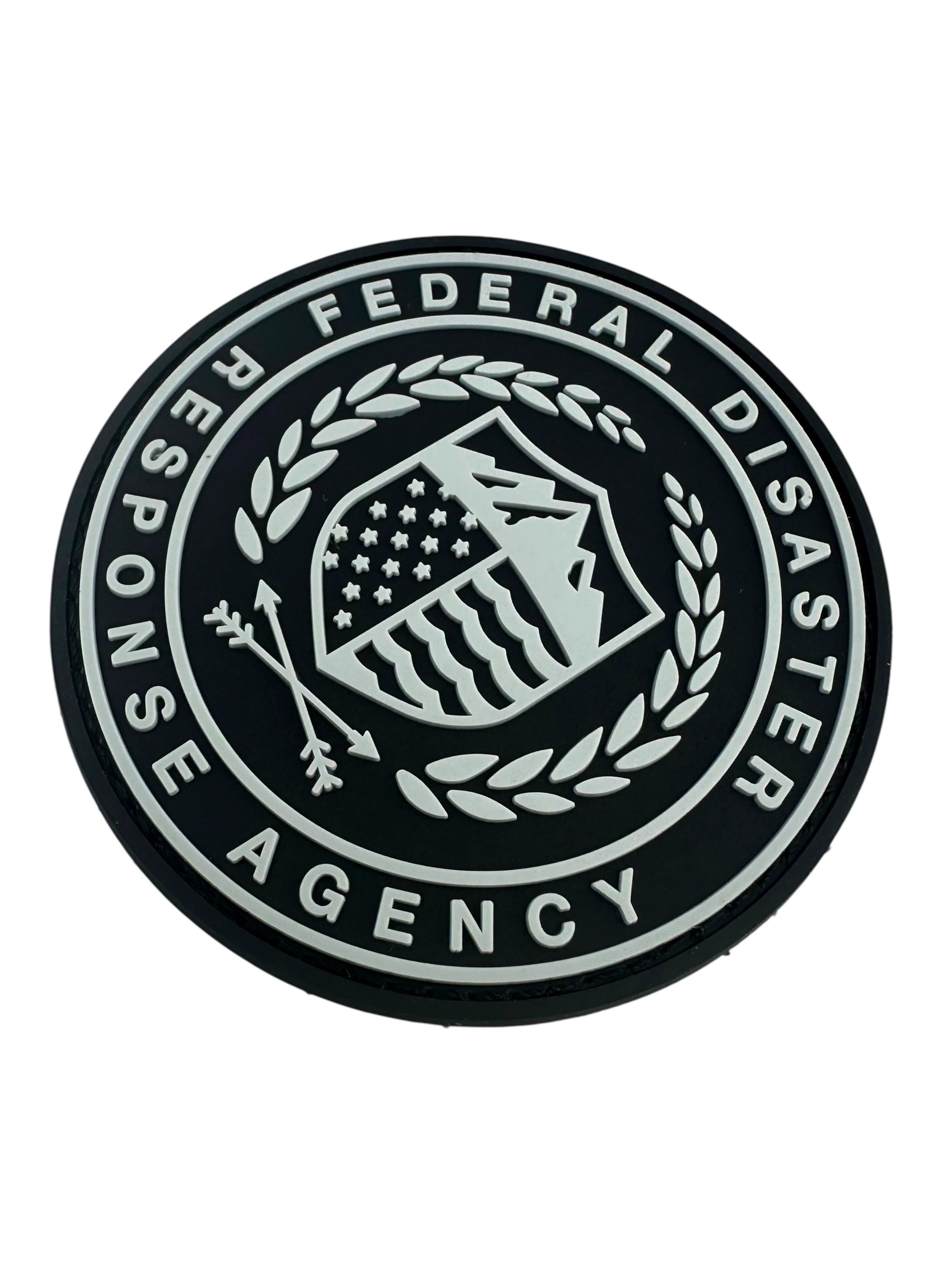 Federal Disaster Response Agency FEDRA Tactical Airsoft Paintball PVC Morale Patch