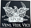 SPQR Ancient Roman Republic Veni Vidi Vici PVC Airsoft Paintball Patch