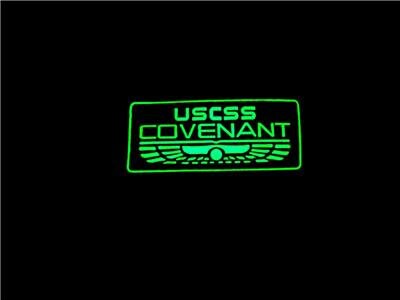 USCSS Covenant Emblem Airsoft Paintball PVC Morale Cosplay Patch