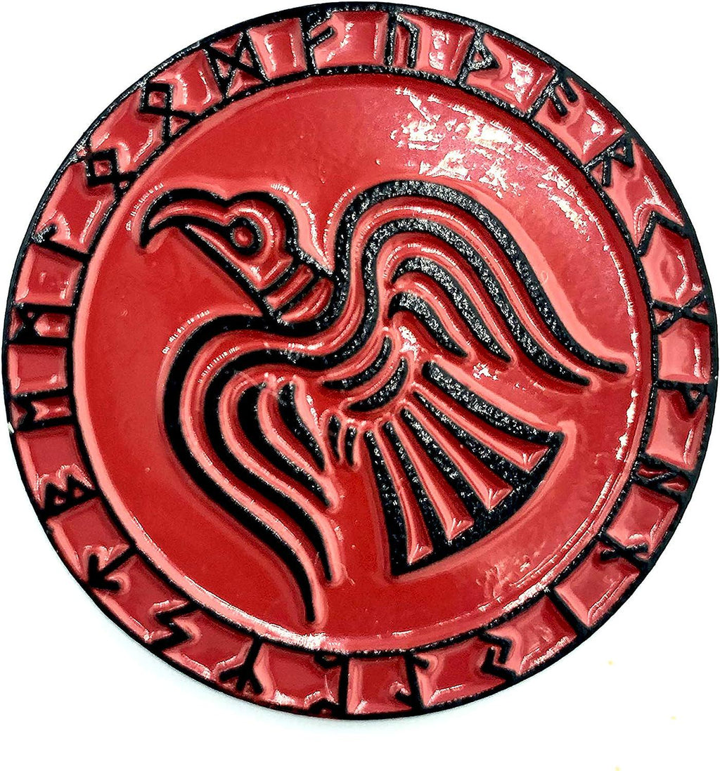 Odin's Raven Norse Rune Viking Metal Pin Badge Brooch
