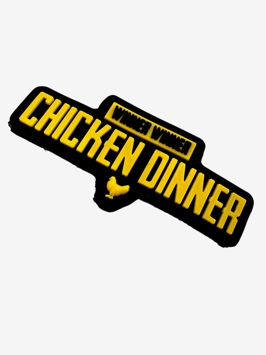 Winner Winner Chicken Dinner Tactical Airsoft Paintball PVC Morale Patch