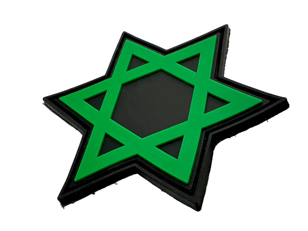 Star of David Israel Flag Tactical PVC Airsoft Paintball Cosplay Patch