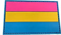 Pansexual Pan Gay Pride  LGBTQ Flag PVC Airsoft Paintball Patch