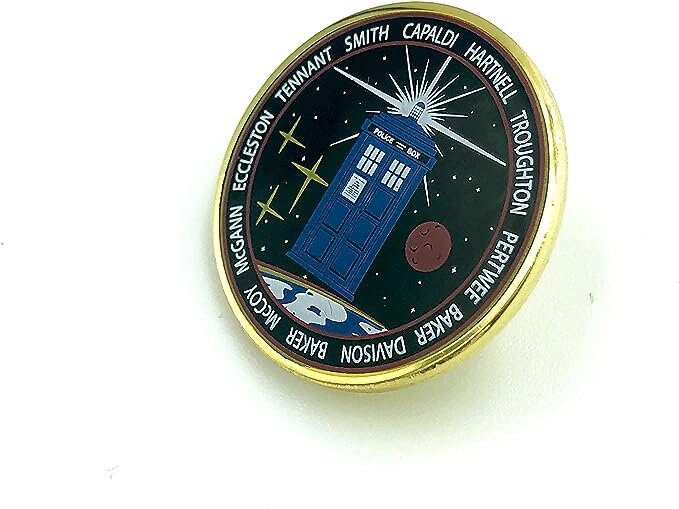 Dr Who Doctors Tribute Tardis Metal Cosplay Pin Fan Badge Brooch