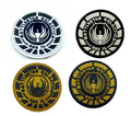 Battlestar BSG 75 Officer Sci Fi PVC Airsoft Paintball Cosplay Morale Fan Patch