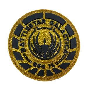 Battlestar BSG 75 Officer Sci Fi PVC Airsoft Paintball Cosplay Morale Fan Patch