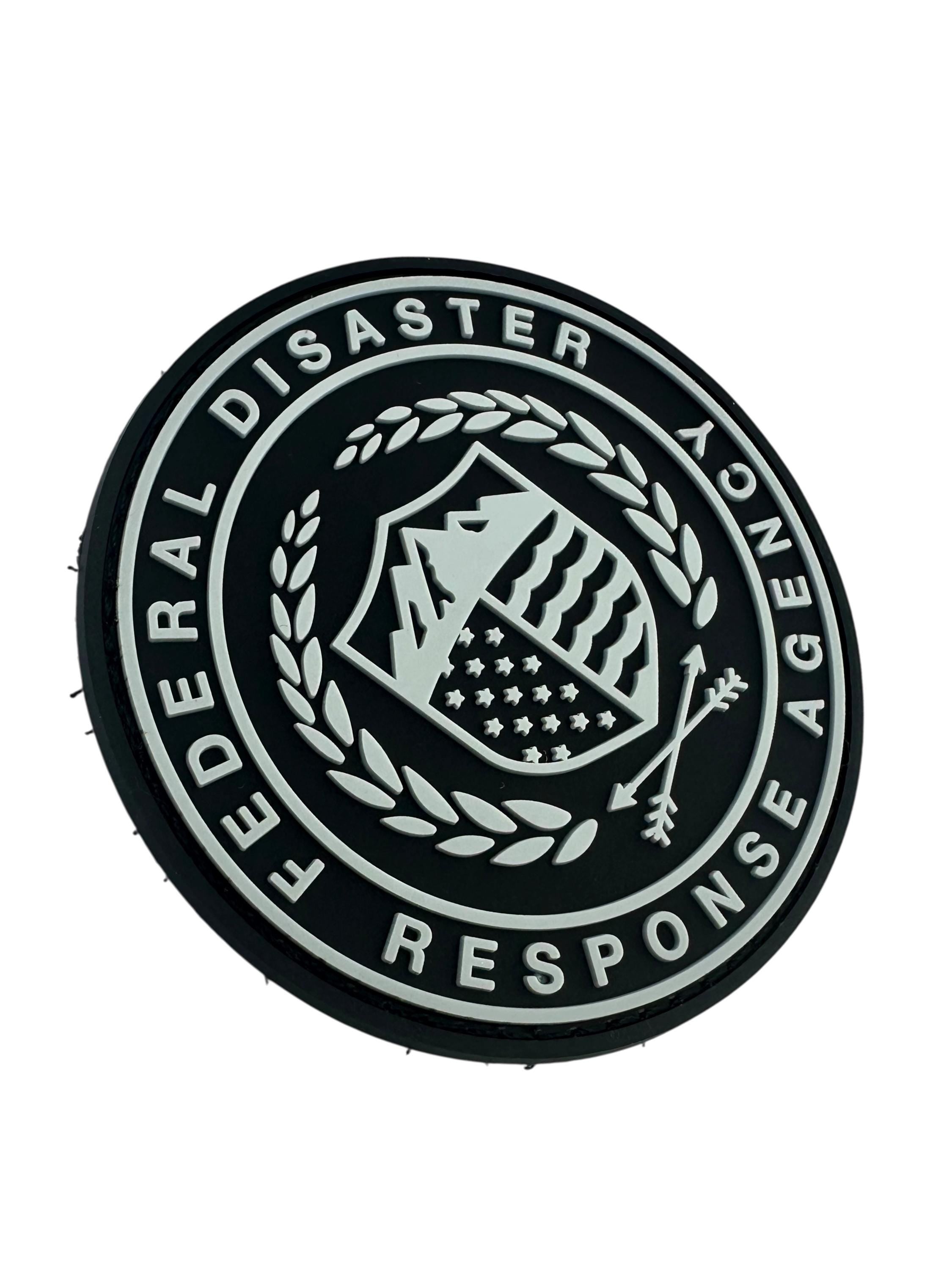 Federal Disaster Response Agency FEDRA Tactical Airsoft Paintball PVC Morale Patch
