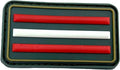Österreich Austria Austrian AUT Bars Stripes Flag PVC Airsoft Paintball Morale Patch