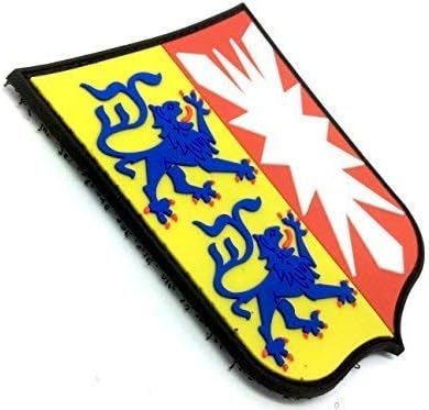 Schleswig-Holstein Coat Of Arms German Crest Airsoft Paintball PVC Morale Team Patch