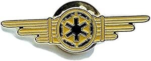 Imperial Crew Tie Pilot Wings Cosplay Metal Pin Badge Brooch