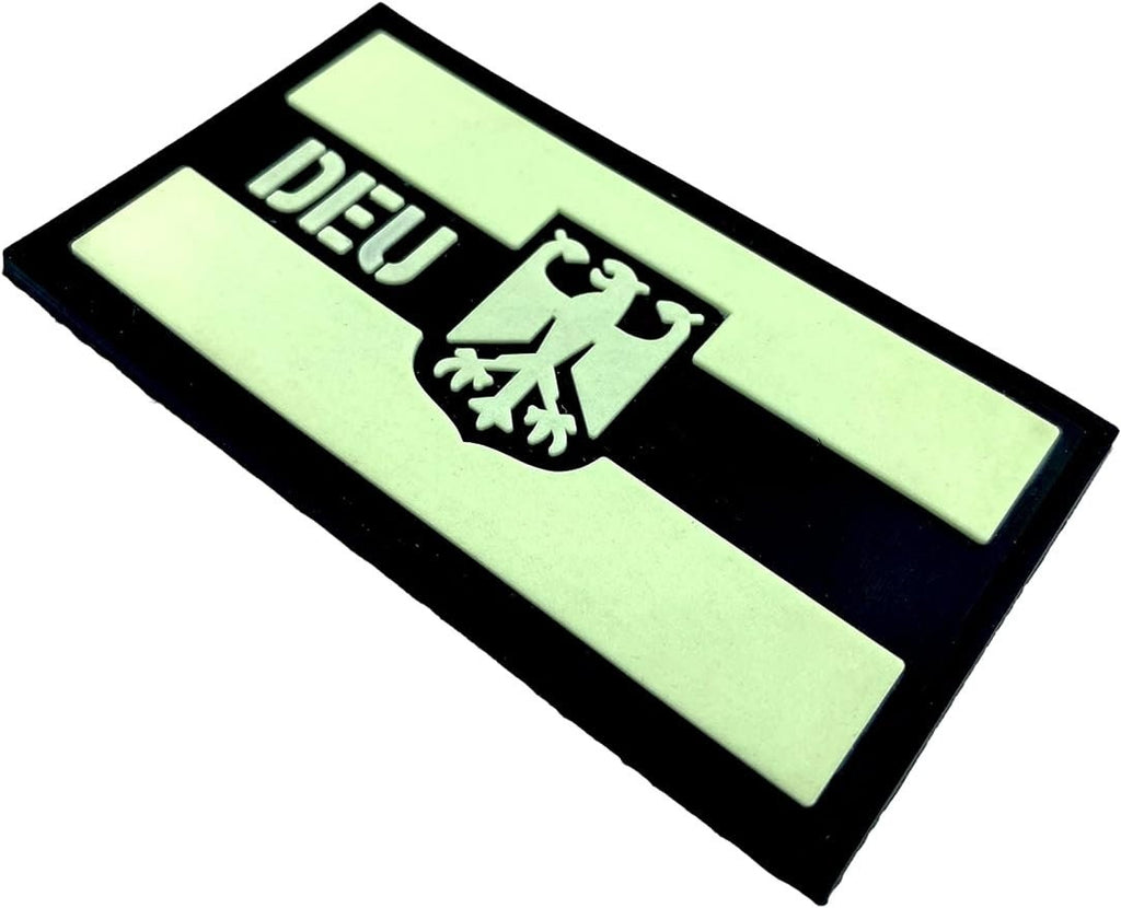 German Germany DEU Coat of Arms Flag Tactical Airsoft Paintball PVC Morale Patch