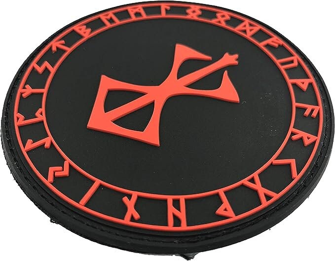 Berserk Berserker Brand Of Sacrifice Norse Rune Viking PVC Airsoft Paintball Morale Patch