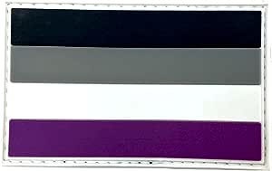 Asexual Gay Pride LGBTQ Flag PVC Airsoft Paintball Patch