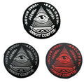 Illuminati Eye of Providence Annuit Coeptis Airsoft Paintball PVC Morale Patch