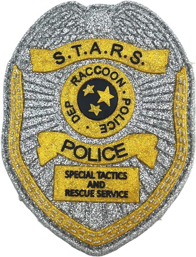STARS Raccoon Dept Shield Airsoft Paintball PVC Morale Cosplay Fan Patch